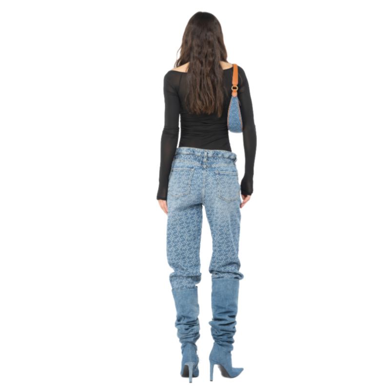 Pinko Mom Fit W jeans 100232A0IA Clothing , Pants, shorts , Women Your Sports Performance