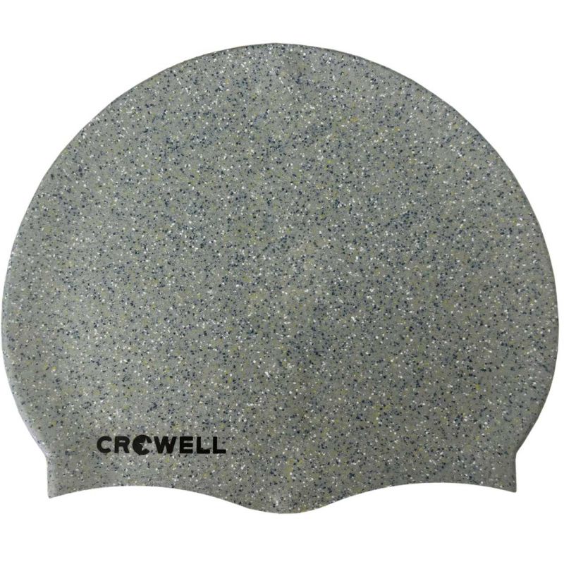 Silicone swimming cap Crowell Recycling Pearl silver col.2