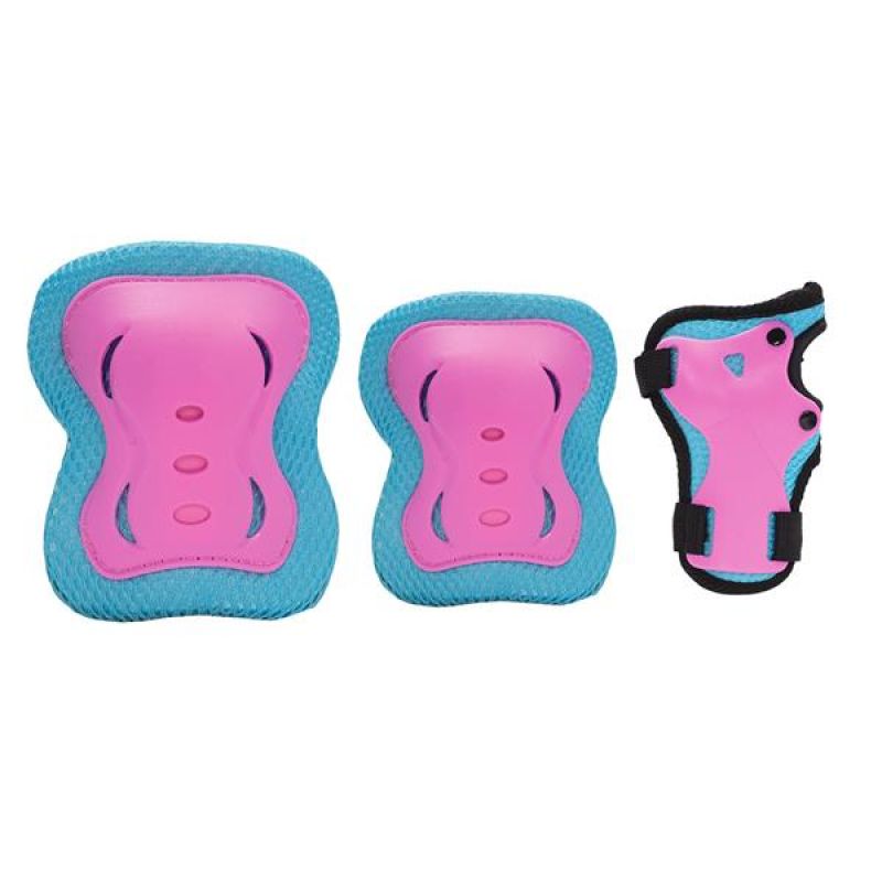 Protectors set Nils Extreme light blue-pink H320 size XL