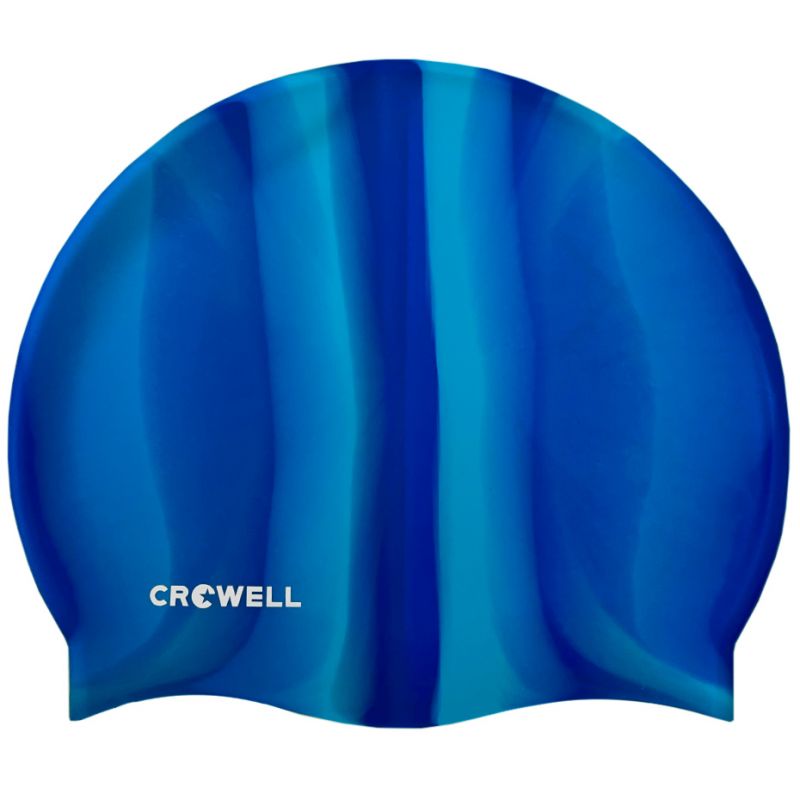 Crowell Multi Flame silicone swimming cap col. 13