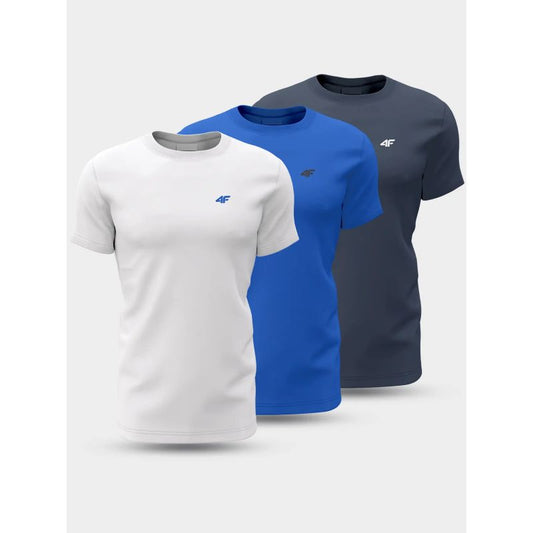 T-shirt 4F M 4FWSS24TTSHM1895-91S 3 pack