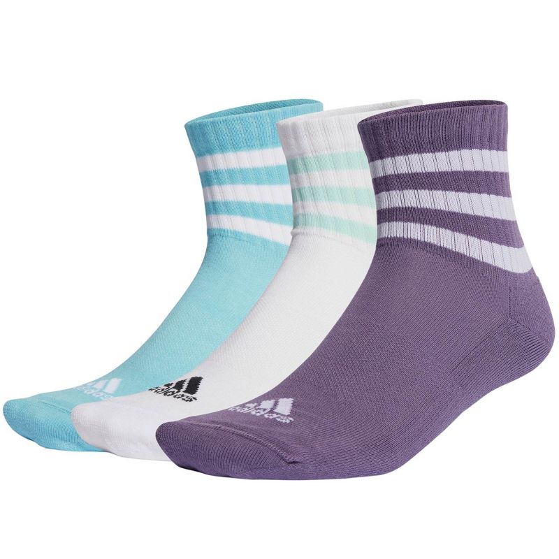 Adidas 3-Stripes Cushioned Sportswear Mid-Cut Socks 3P IJ8263