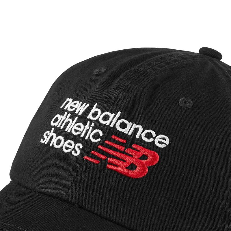 New Balance 6 Panel New Balance Athletic Cap LAH43016BK