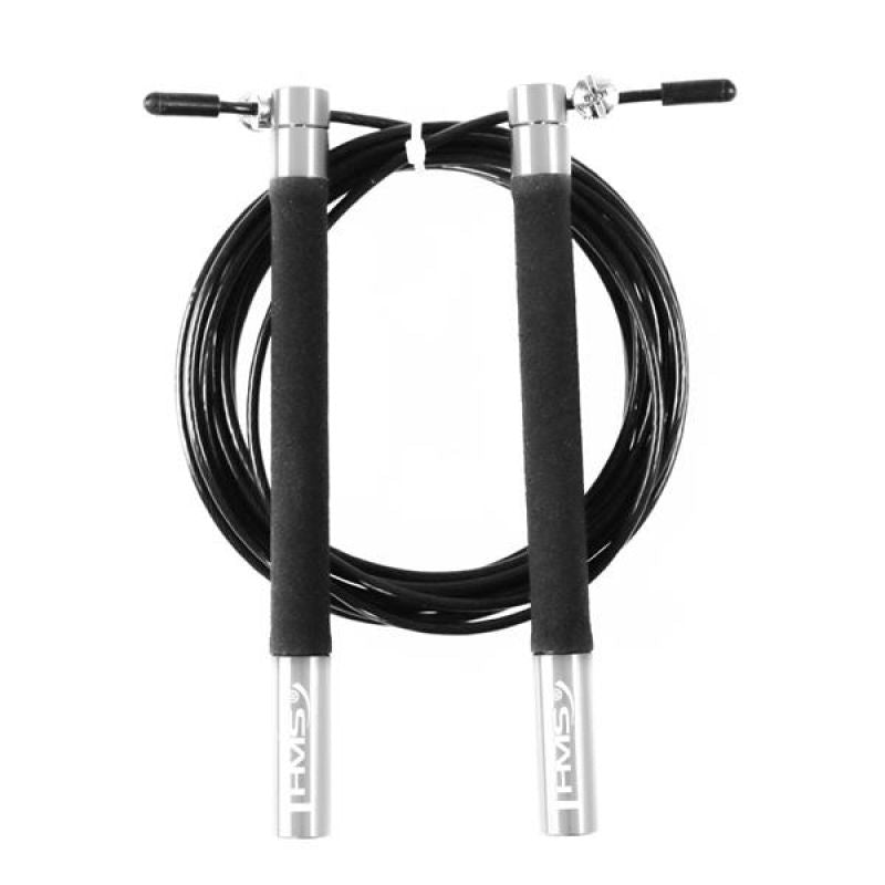 Fast skipping rope HMS SK54 black / silver