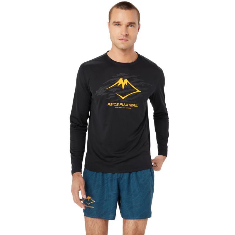 Asics Fujitrail Logo LS Top M 2011C987-001 T-shirt