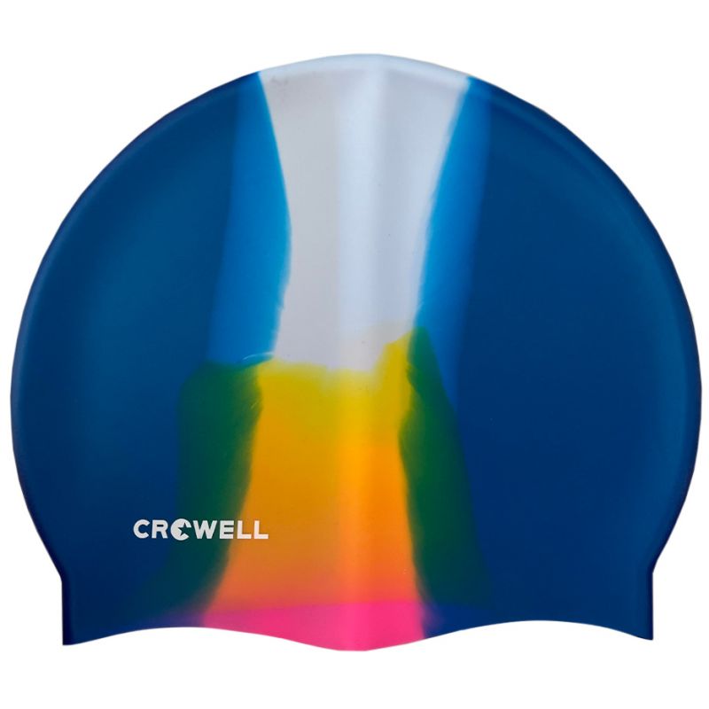 Crowell Multi Flame silicone swimming cap col.14