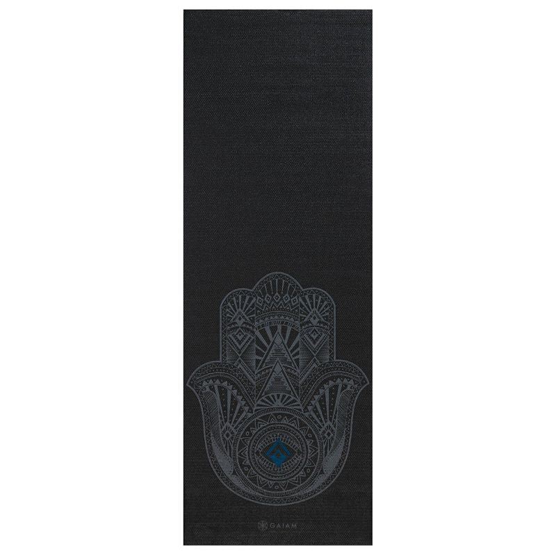 GAIAM Gray Hamsa 4 MM 61971 Yoga Mat