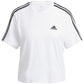 adidas Essentials 3-Stripes Single Jersey Crop Top W HR4915