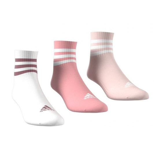 adidas 3-Stripes Cushioned Sportswear Mid-Cut Pairs socks IZ0126