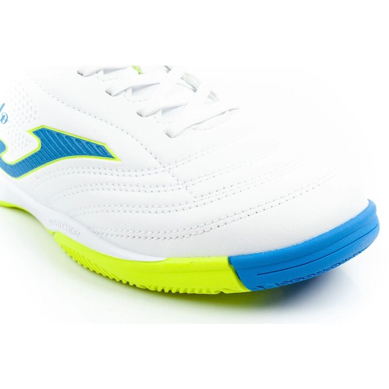 Joma Toledo JR 2602 indoor football shoes for kids, white