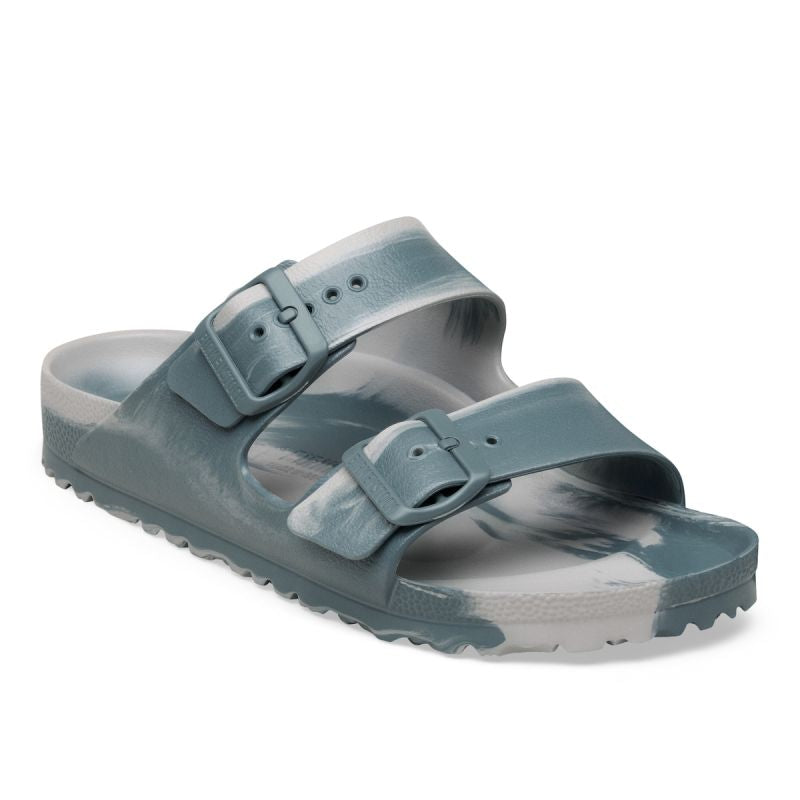 Birkenstock women's ARIZONA EVA 1031331 BASALT GRAY/STONE COIN MULTI flip-flops (narrow width)