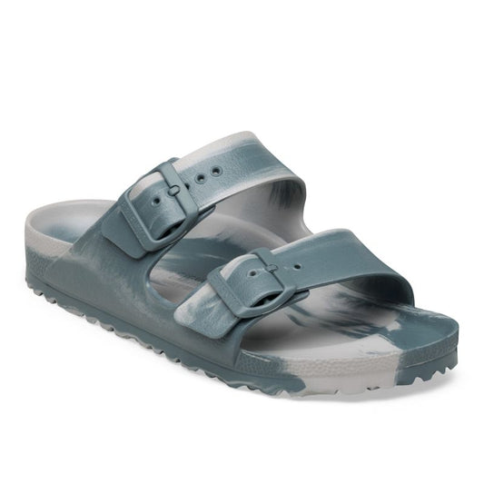 Birkenstock women's ARIZONA EVA 1031331 BASALT GRAY/STONE COIN MULTI flip-flops (narrow width) Birkenstock