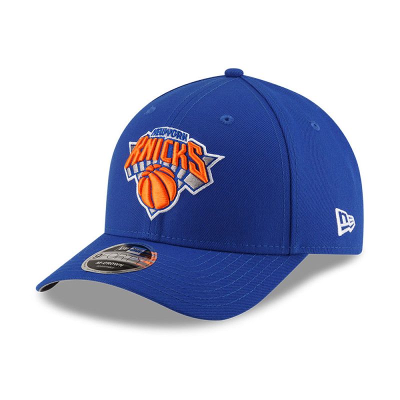 New Era 9FORTY New York Knicks NBA Team M-Crown Blue Snapback Cap - 60755468 Odzież/Czapki/Czapki z daszkiem Your Sports Performance