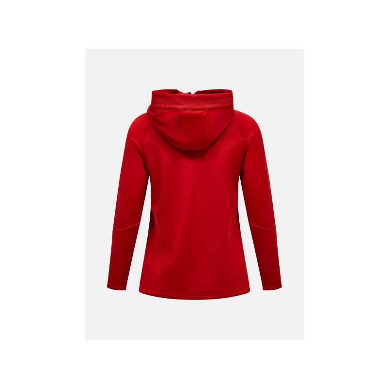 PEAK PERFORMANCE Women's Rider Essentials Midlayer Zip Hoodie Red