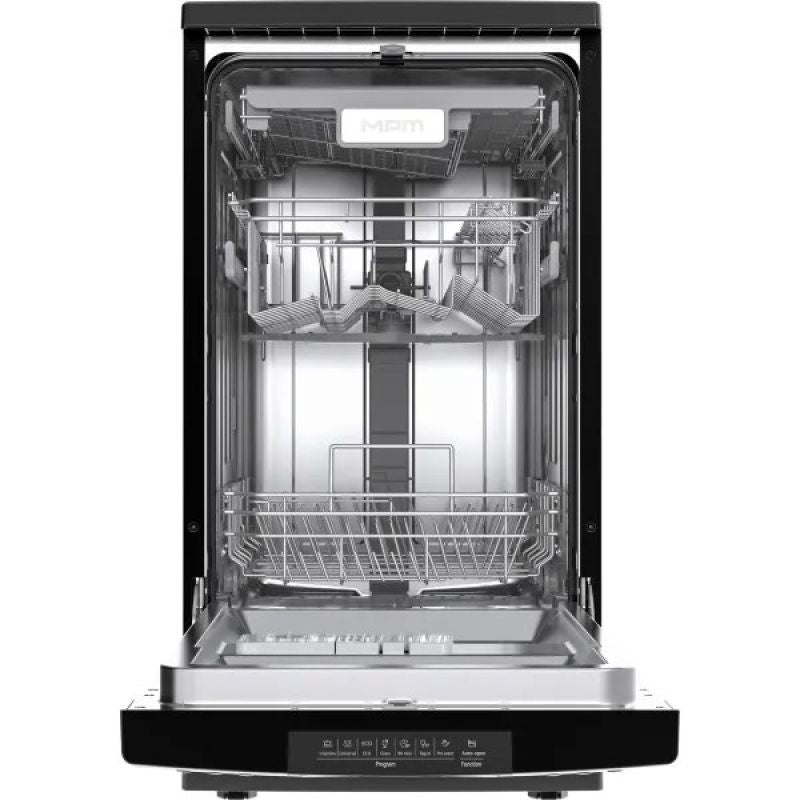 Freestanding dishwasher MPM-45-ZMF-02 black, 45cm, automatic opening, Aqua Stop AGD - Produkty/Zmywarki wolnostojące Your Sports Performance