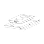 AKPO PKA 30830/2 ceramic plate black AGD - Produkty/Płyty grzejne do zabudowy Your Sports Performance