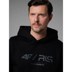 Men's regular hooded sweatshirt 4F x Robert Lewandowski RL9SAW25TSWSM2582-20S