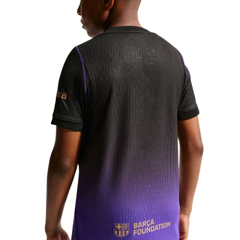 Nike FC Barcelona 2026/27 Match Away Kids' Jersey Black and Purple II1852 505