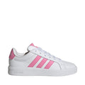 Adidas Grand Court 3.0 kids' shoes white and pink HP3528