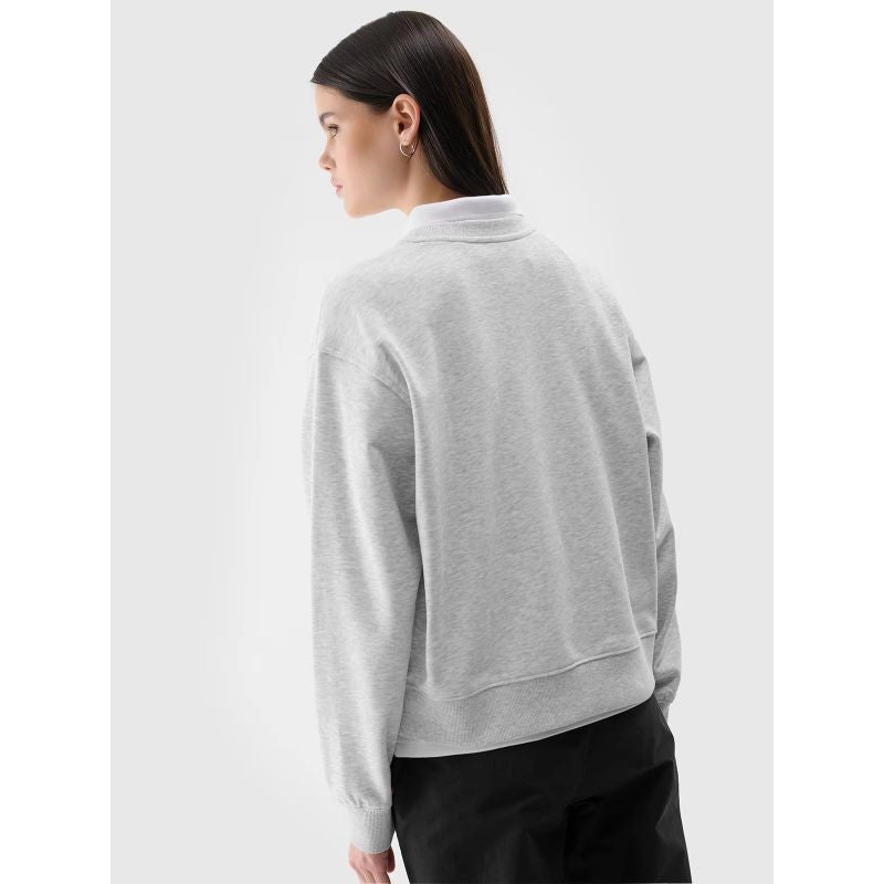Women's sweatshirt without zipper and hood 4F 4FWMM00TSWSF1765-27M *Kategoria tymczasowa Your Sports Performance