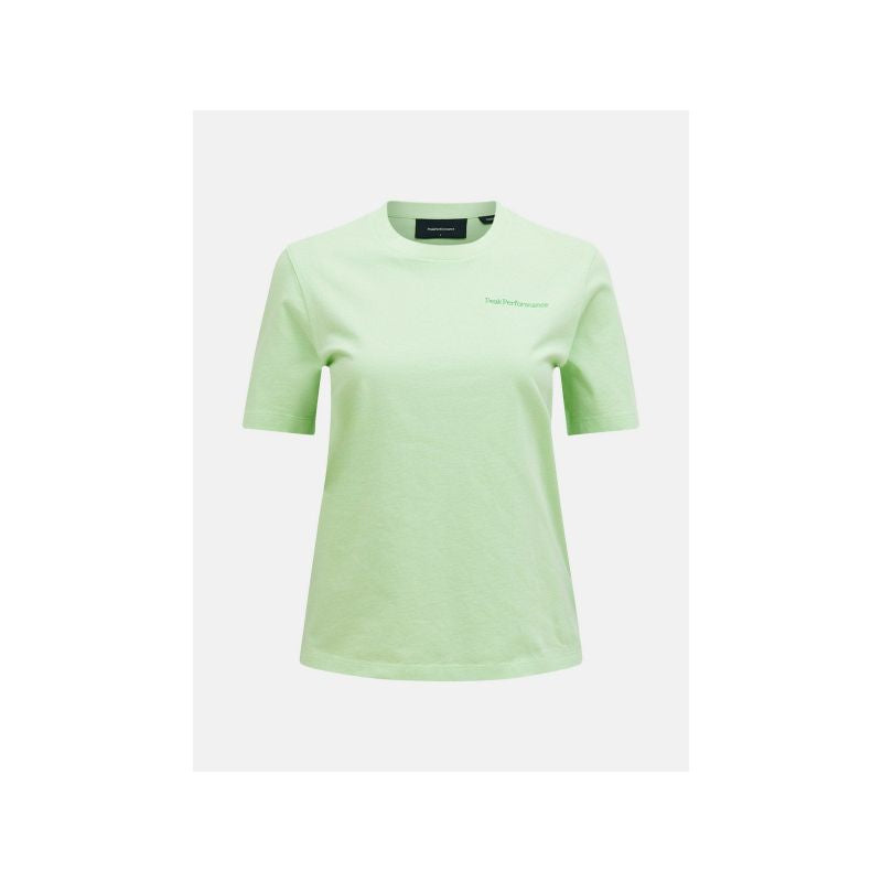 PEAK PERFORMANCE Original Small Logo Tee Women green