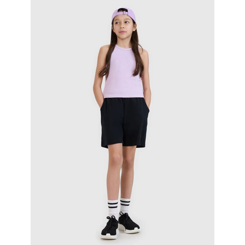 Girls' basic top 4F 4FJWSS25TSLEF111-52S *Kategoria tymczasowa Your Sports Performance