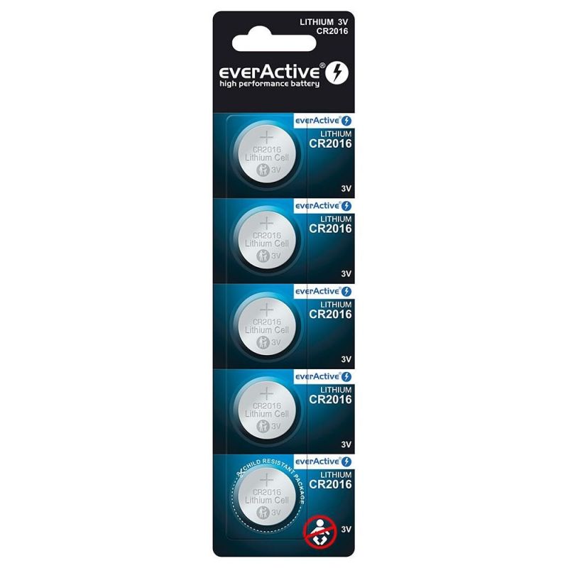 EVERACTIVE LITHIUM BATTERIES CR20165BL BLISTER - 5 PCS. Baterie, akumulatorki i ładowarki/Baterie Your Sports Performance