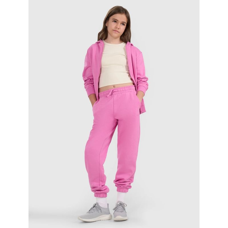 Girls' jogger sweatpants 4F 4FJRAW25TTROF1616-54S Clothing Your Sports Performance