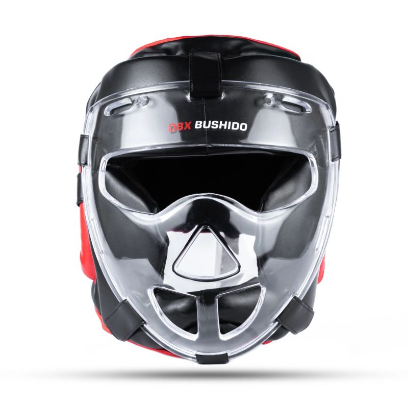Boxing helmet with polycarbonate mask M - Hannibal DBX Bushido