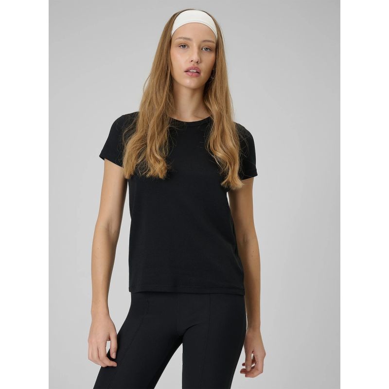 Women's slim plain T-shirt 4F 4FRAW25TTSHF3623-20S 4f