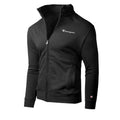 Champion men's black stand-up collar zip-up sweatshirt (218290 KK001) Champion