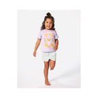 RIP CURL Rainbow Tropics Art Tee-Girl Purple