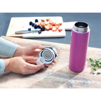 Flip thermal mug 600 ml purple 3274 LEIFHEIT AGD - Produkty/Termosy i kubki termiczne Your Sports Performance