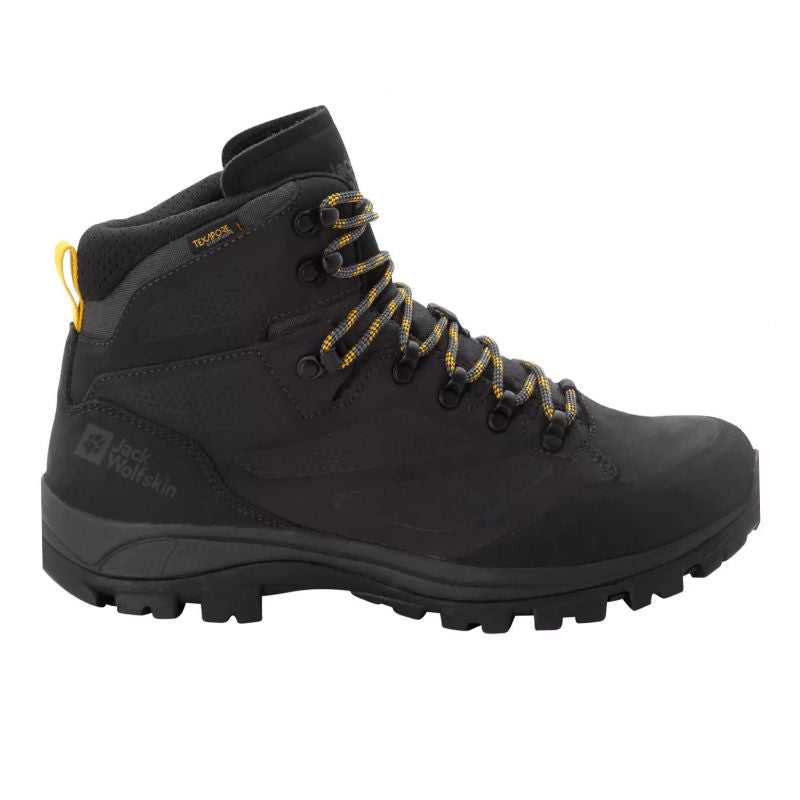 Jack Wolfskin REBELLION TEXAPORE MID M phantom / burly yellow XT men's hiking boots (4051171_6357) In preparation Your Sports Performance
