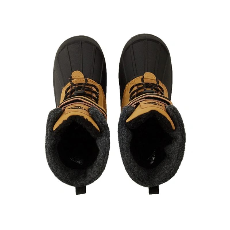 Lee Cooper children's winter boots, brown insulated snow boots with Velcro