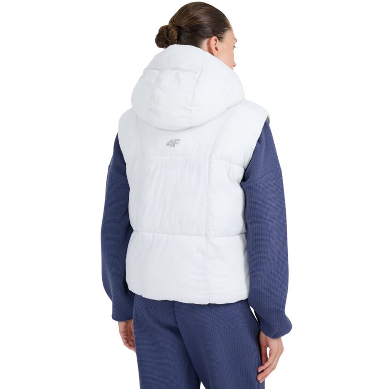Women's vest 4F F299 cool light gray 4FWAW25TVJAF299 27S In preparation Your Sports Performance