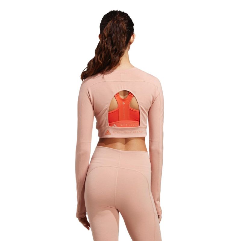 T-shirt adidas by Stella McCartney Truestrength Cropped Long Sleeve W HS1720 Clothing/Training Adidas