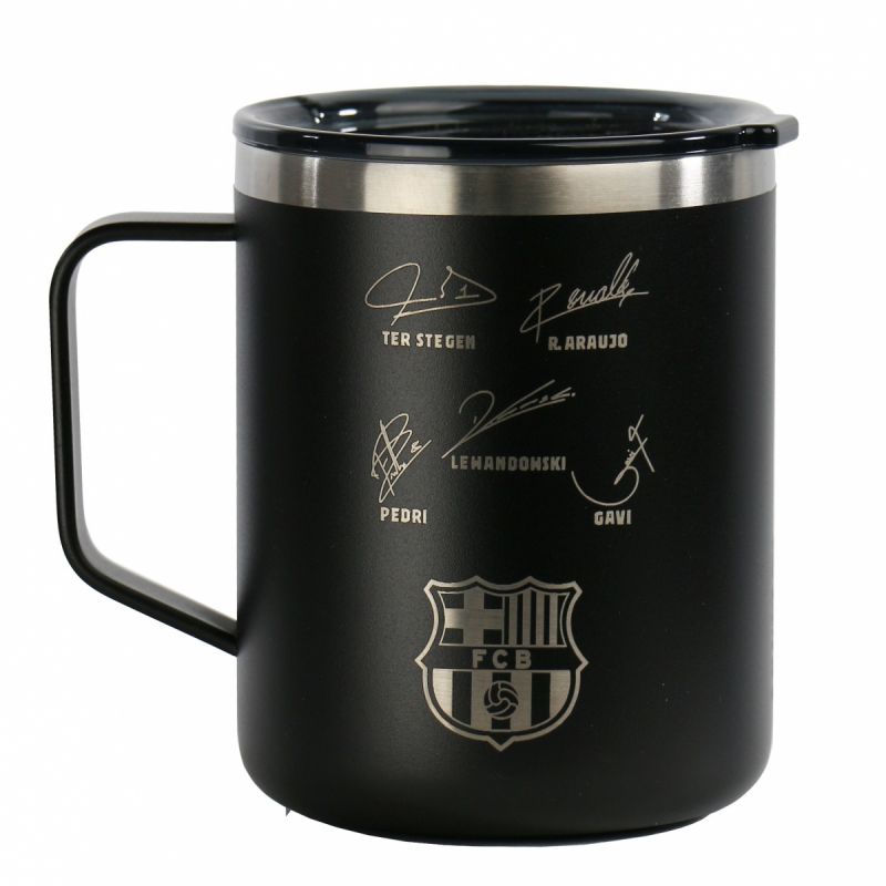 FC Barcelona thermal mug with autographs 400 ml 972195 Inny