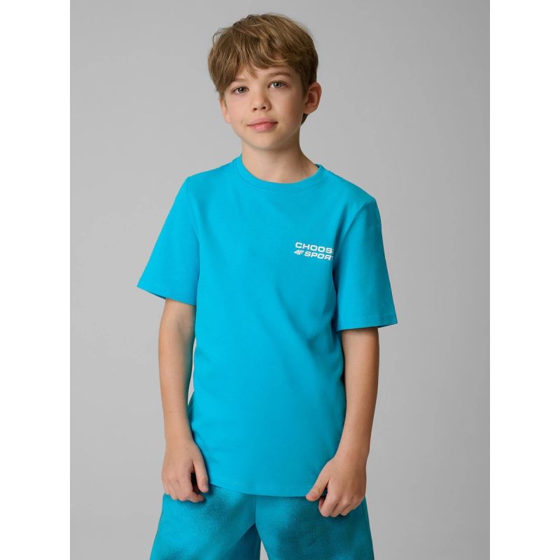 Boy's regular printed T-shirt 4F 4FJRSS26TTSHM3832-33S 4f