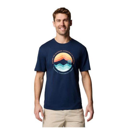 Columbia Path Lake II Graphic Tee M 1934814468 Clothing/Outdoor/T-shirts with short sleeves/Columbia Your Sports Performance