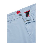 Hugo Boss men's slim-fit trousers in stretch cotton gabardine, light blue (50468314-451) In preparation Your Sports Performance