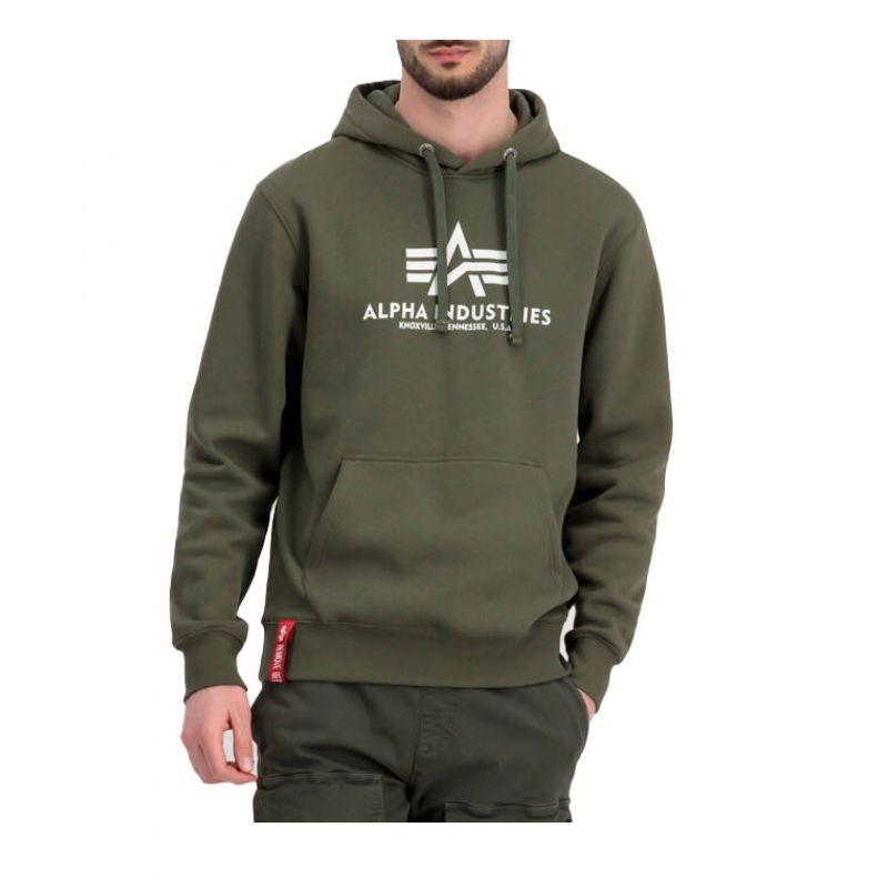 Alpha Industries Basic Hoody M 178312-257 Clothing/Lifestyle/Akpha Industries Your Sports Performance