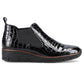 Rieker W R474 snakeskin leather ankle boots black Footwear/Lifestyle/Rieker Your Sports Performance