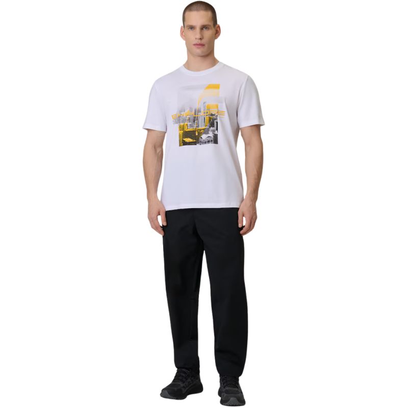 Men's T-shirt 4F M2660 white 4FWSS26TTSHM2660 10S