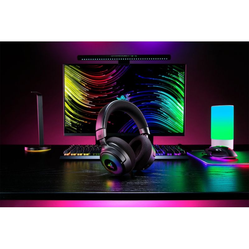 Razer Kraken V4 Wireless Headband Gaming Headset USB Type-A Bluetooth Black Gaming PC/Słuchawki Your Sports Performance