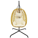 COCOON HANGING CHAIR 105x195CM BROWN Home and Garden/Garden Your Sports Performance
