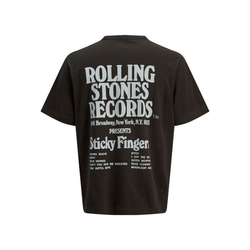 Jack&Jones T-shirt Rolling Stones JPRBLUSTONES SS TEE 12284292 BLACK To be categorized Your Sports Performance