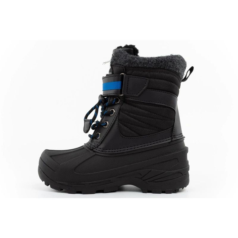 Lee Cooper Kids’ Winter Boots, Snow Boots, Black, Warm-Lined, Hook-and-Loop Fasteners