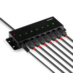 Lindy 42794 USB 2.0 Type-B Hubs and Concentrators 480 Mbit/s Black Kable i adaptery/Adaptery, przejściówki Your Sports Performance