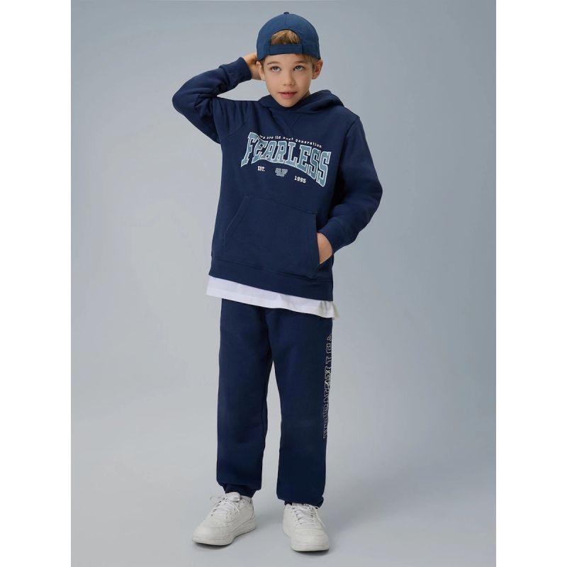 Boy's regular hooded sweatshirt 4F 4FJRSS26TSWSM2637-31S 4f